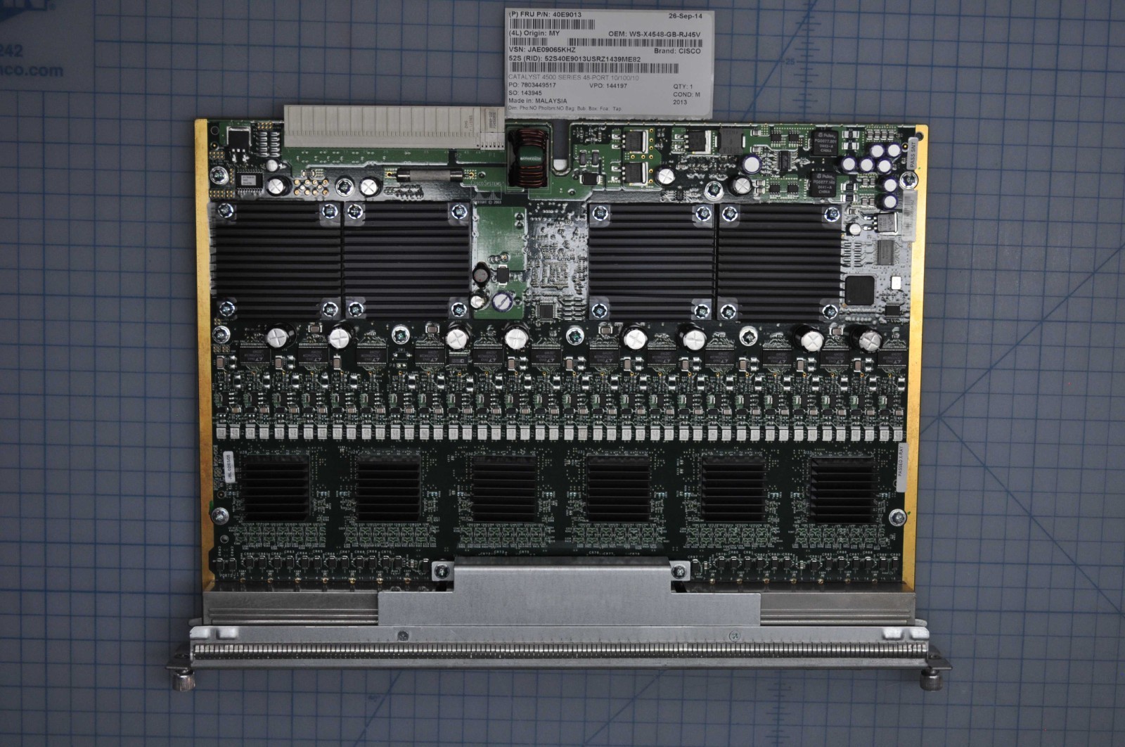 CISCO CATALYST SWITCHING MODULE 4500, POE IEEE 802.3AF GRADE A WS-X4548-GB-RJ45V