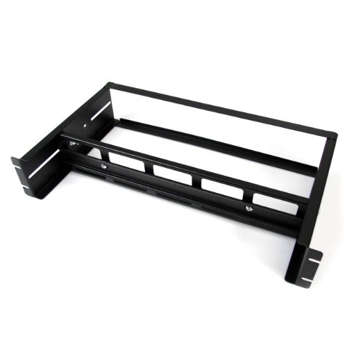 Startech IT ADJDINKIT Rack Mount DIN Rail Kit - Black Steel