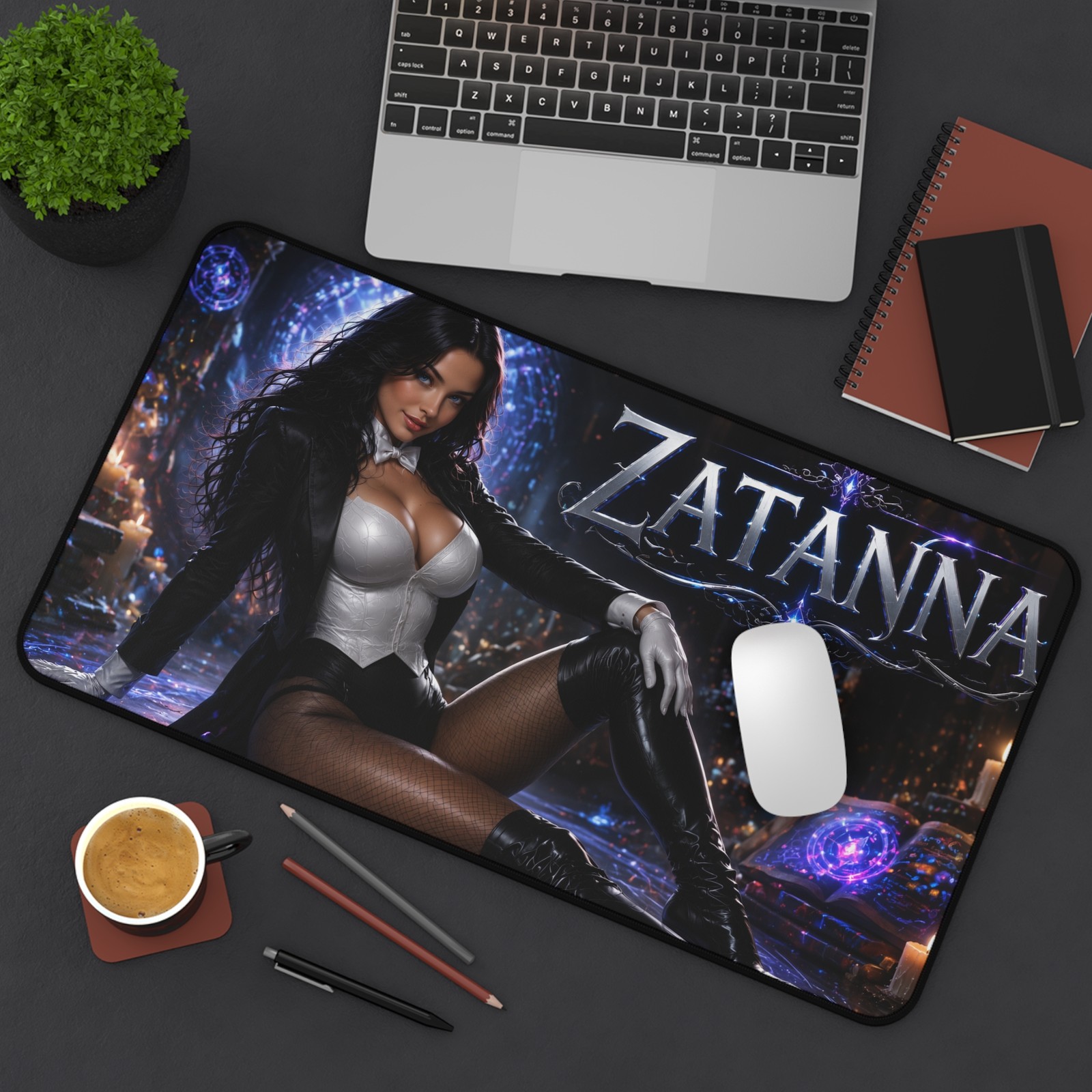 Zatanna Gaming Mouse Pad, Large Desk Mat, Magic Decor, PC Gamer Setup