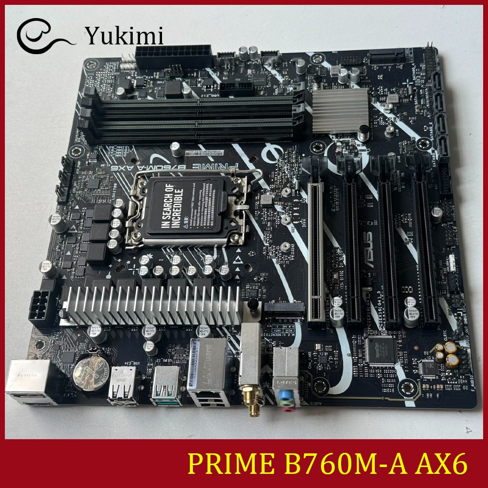 FOR ASUS PRIME B760M-A AX6 Ｍotherboard Test OK