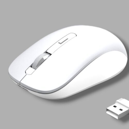JoyAccess 2.4G Wireless Bluetooth Mouse Dual M10 White/Gray