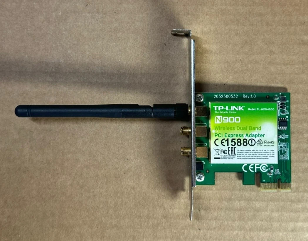 Genuine TP-Link TL-WDN4800 450Mbps N900 Wireless Dual Band PCI-E Adapter Card