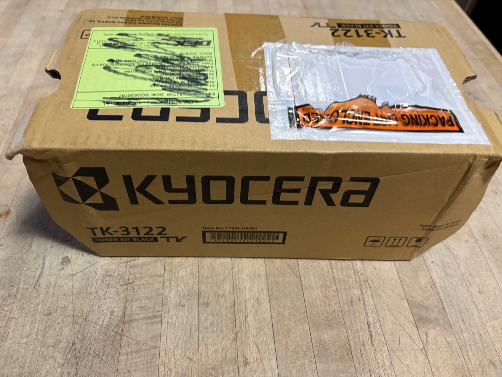 1 Genuine Kyocera  TK-3122 K Toner Black  NEW