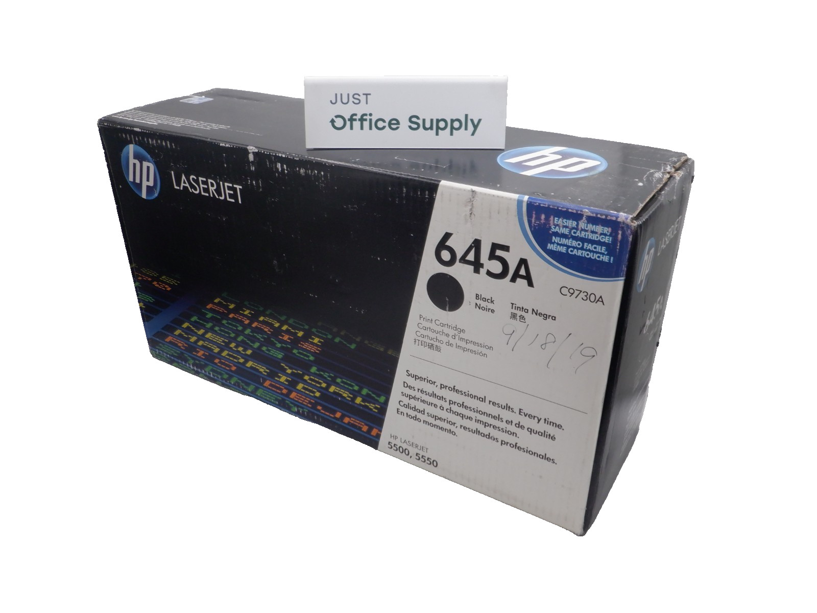 Genuine HP 645A Black C9730A Print Toner Cartridge  D