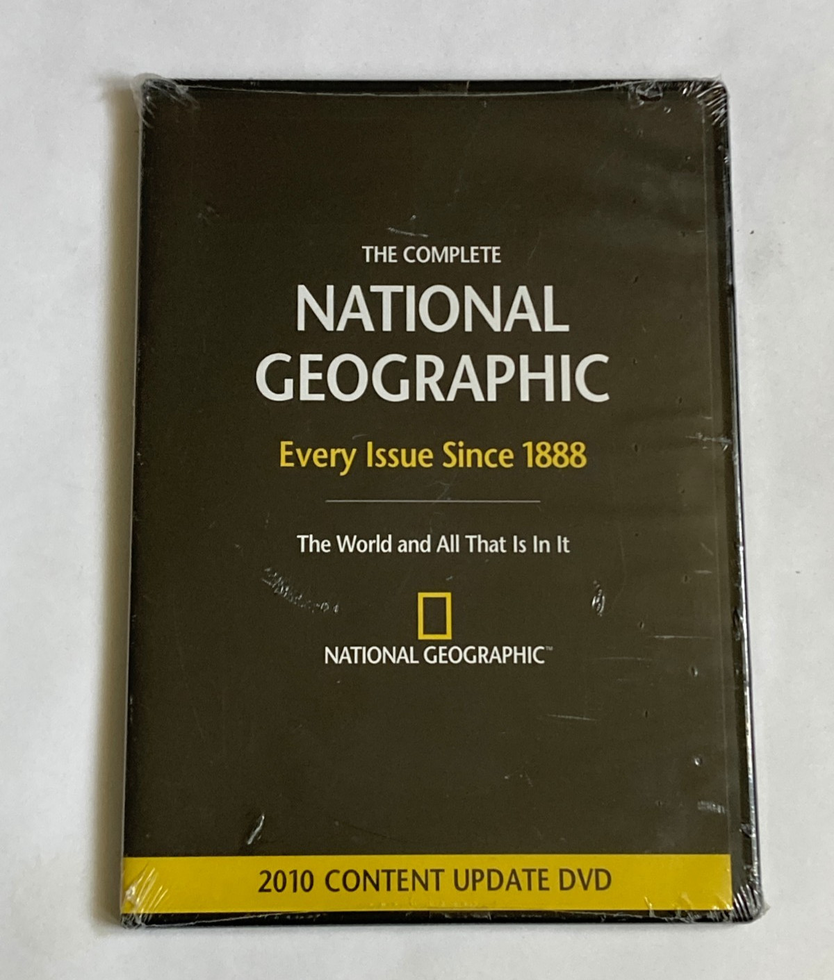 The Complete National Geographic Every Issue Since 1888 DVD-ROM 2010 Update NEW