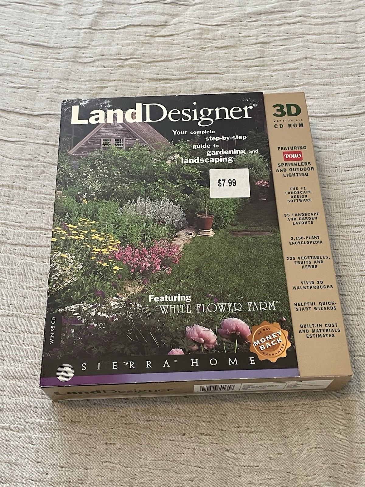 Vintage 90’s Sierra Land Designer 3D Version 4.0 PC Sealed NOS Outdoor Retro