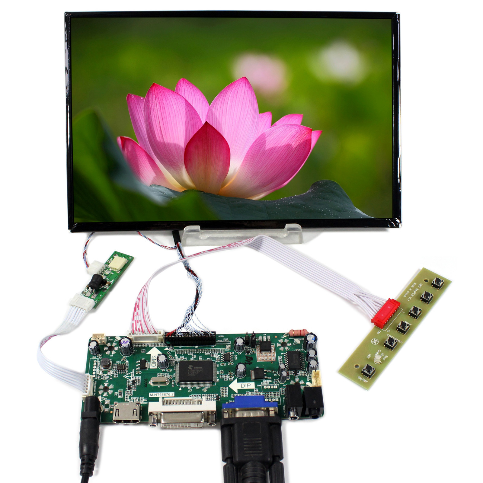 HD VGA DVI Audio LCD Controller Board 10.1" B101UAN02.1 1920x1200 AHVA LCD