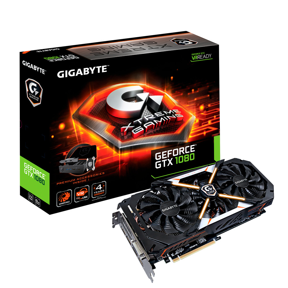 Gigabyte GTX 1080 Xtreme Gaming 8GB GDDR5 Video Card