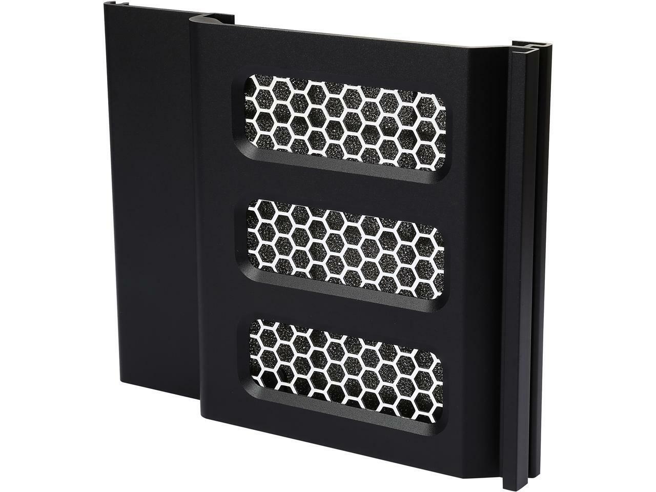 iStarUSA DD-400-SE-BLACK Stylish SE Aluminum 4U Bezel for iStarUSA D-400 Series