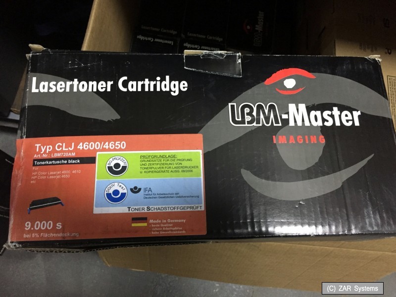 LBM-Master XXL toner black like HP C9720A, 641A for 4600/4650 for 9,000 pages