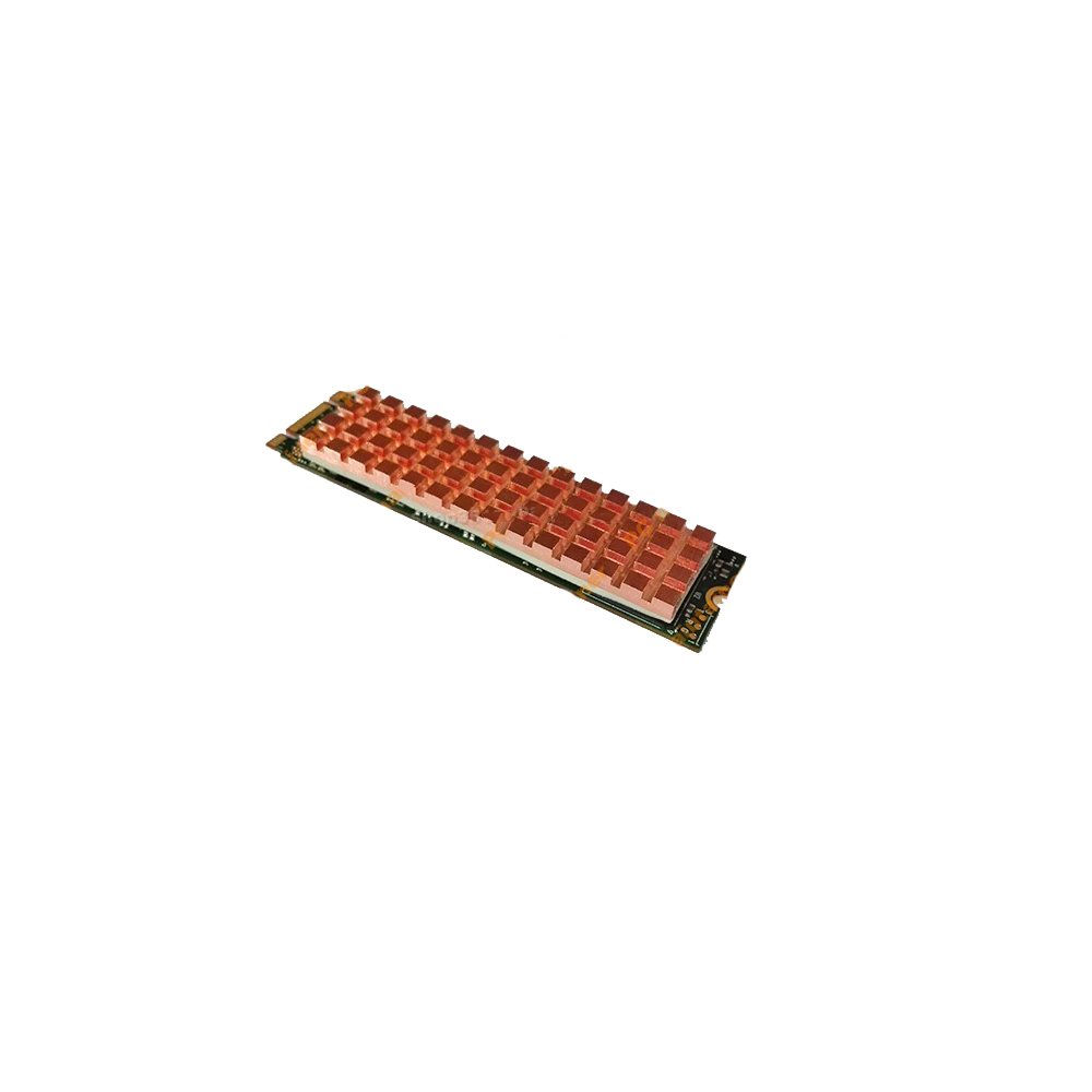 M.2 NGFF Pure Copper Heatsink 2280 NVMe SSD Thermal Pad Cooling Fin 67x18x2mm