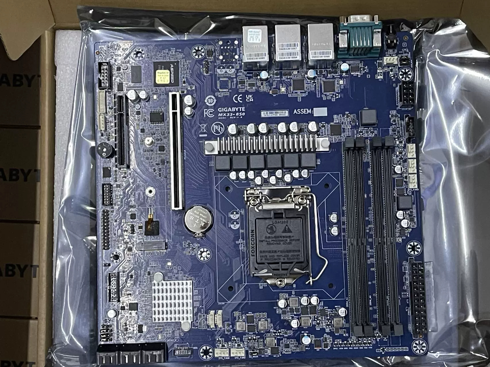 Gigabyte MX33-BS0 lga1200 Intel Xeon E-2300 CPU 10th  Pentium  C252 Chipset