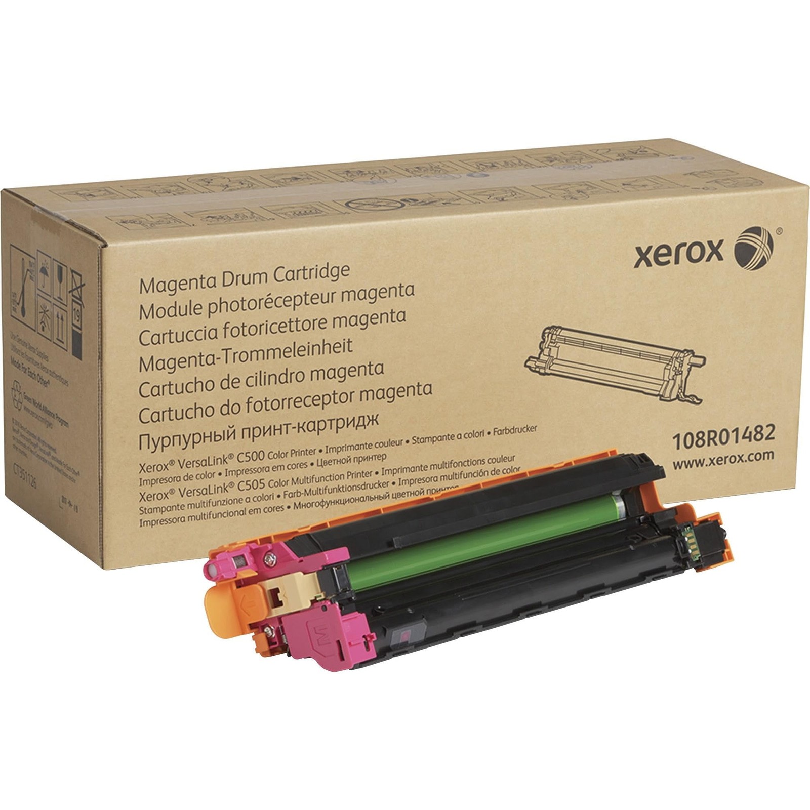 Genuine Xerox 108R01482 Magenta Toner, Brand New Sealed Box, We Ship Fast