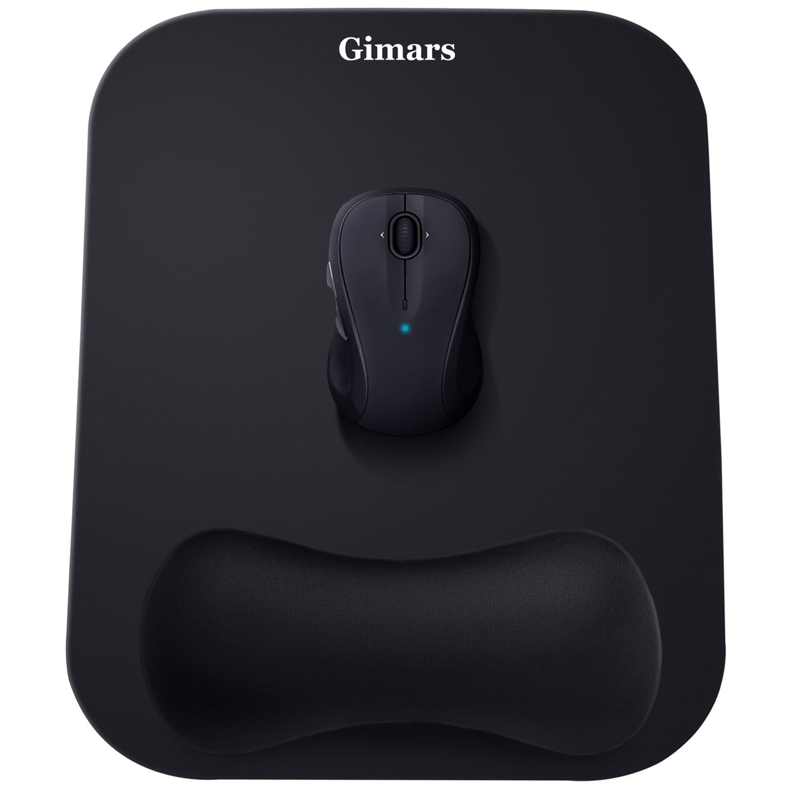 Gimars Mouse Pad With Wrist Rest, Large Smooth Superfine Fibre Memory 