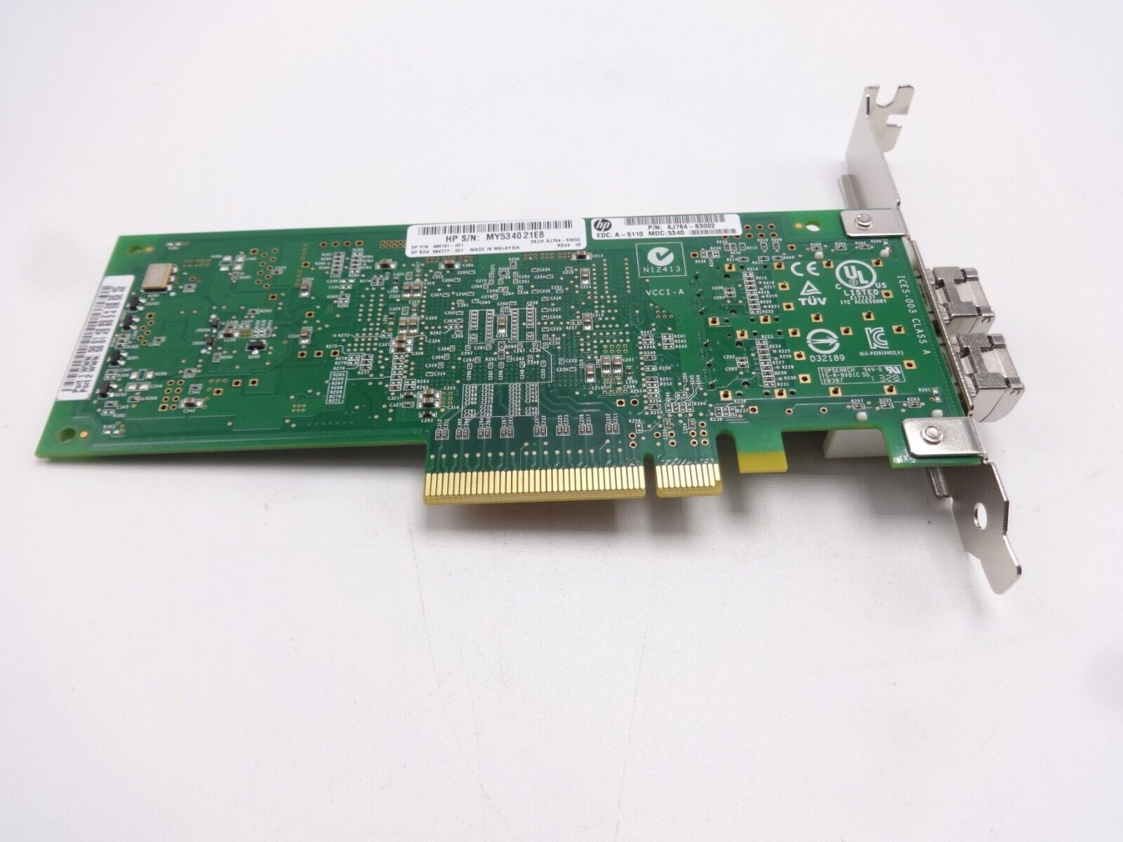 HP Qlogic 489191-001 8GB Dual Port PCIe QLE2562-HP HBA