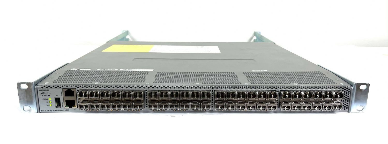 Cisco DS-C9148S-K9 MDS 9148S 16G 48-Port FC Switch w/ DS-C48S-FAN Fan Module