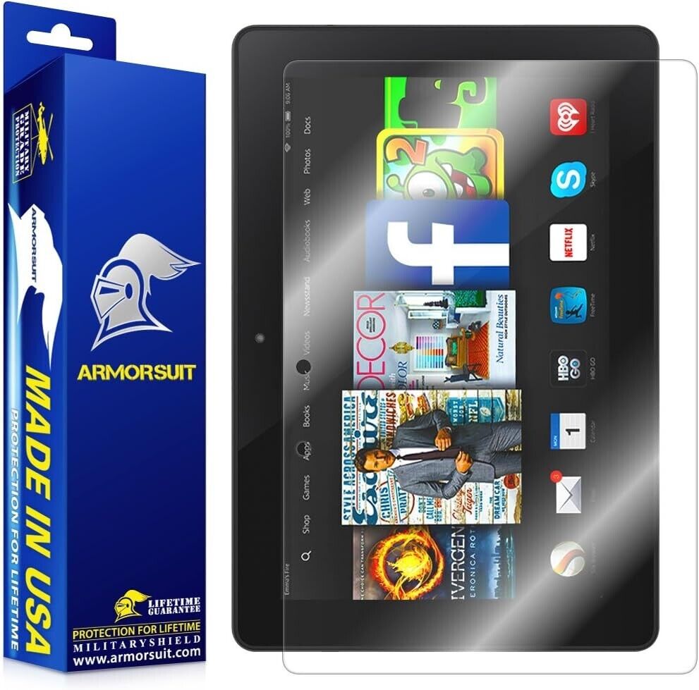 ArmorSuit Amazon Kindle Fire HDX 8.9 Screen Protector + Full Body Skin USA
