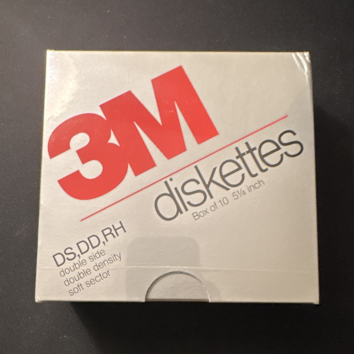 Brand New Factory Sealed 3M DS,DD,RH 5.25" 360KB Recordable Diskettes, Box of 10
