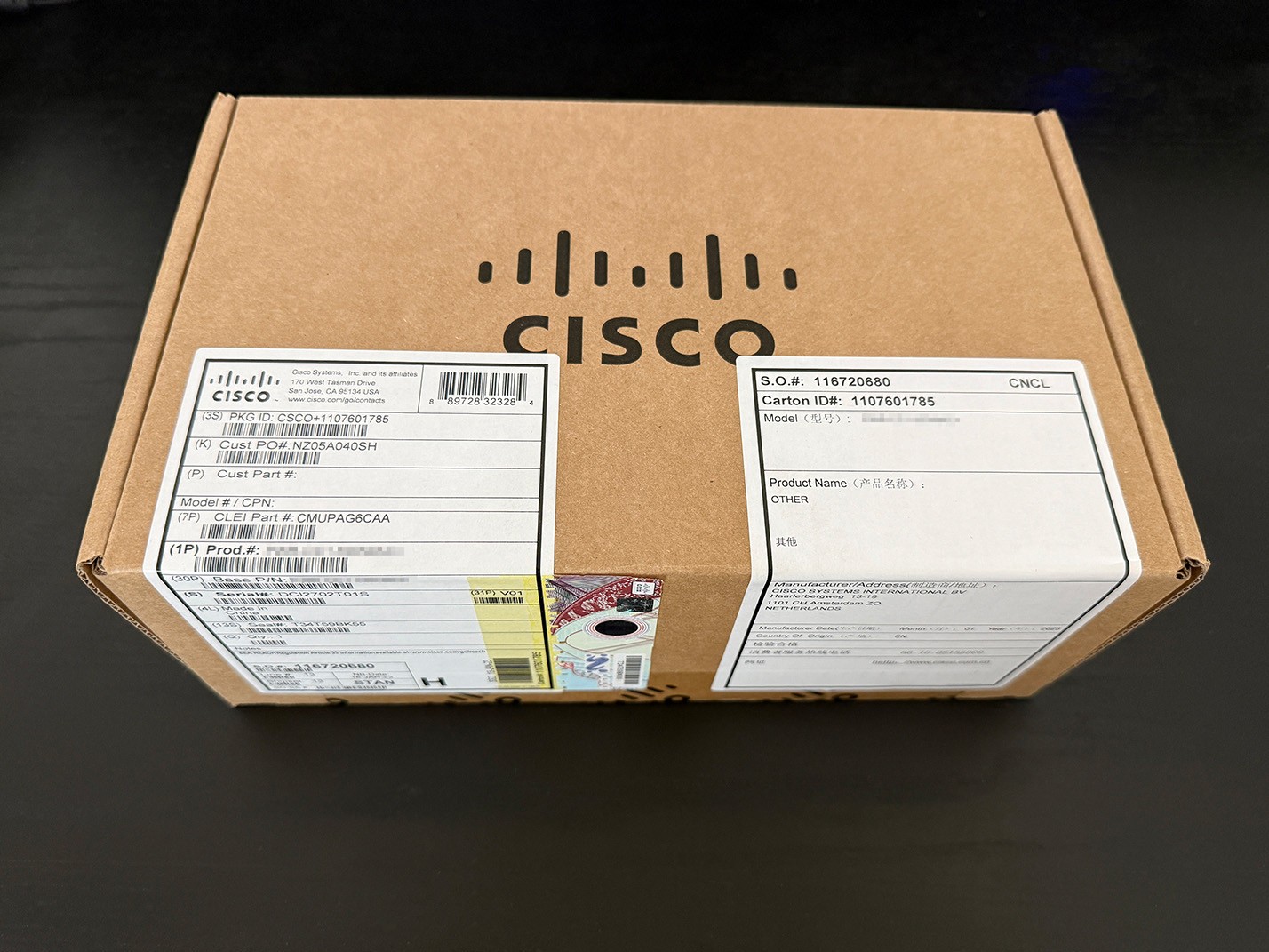 Cisco PWR-CC1-250WAC C8300 1RU 250W AC Power supply