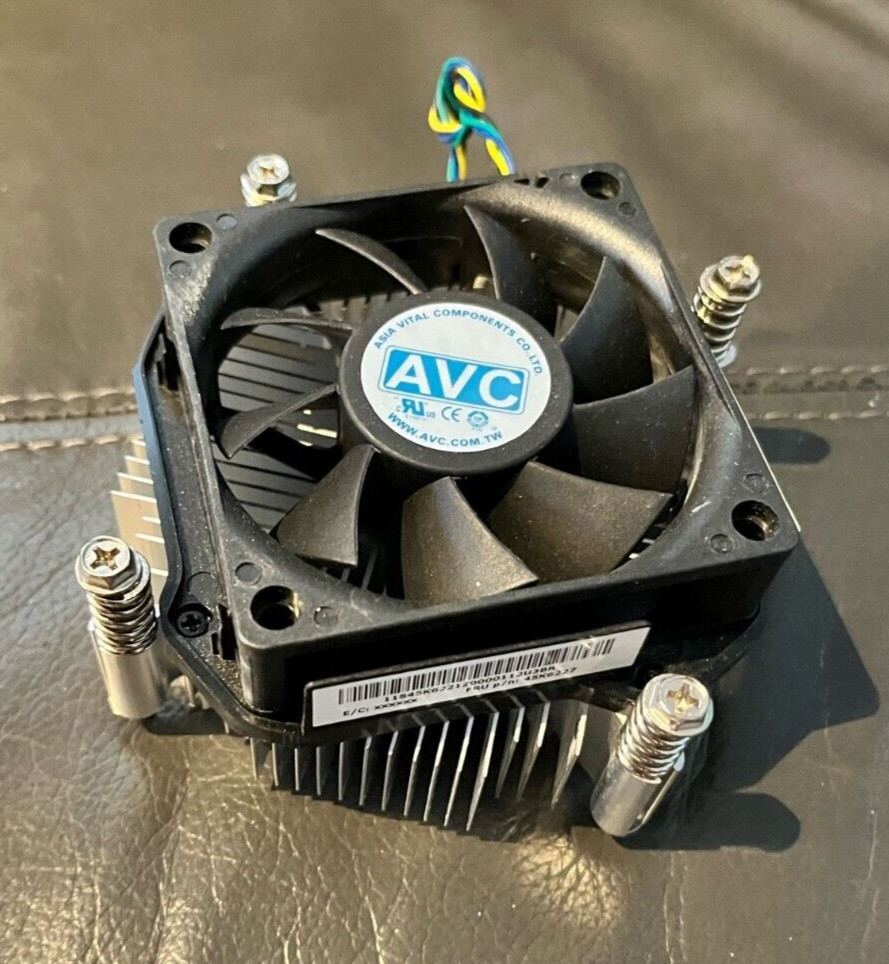 AVC 45K6227 Socket 775 CPU Cooling Heatsink Fan for IBM/Lenovo - Intel LGA775