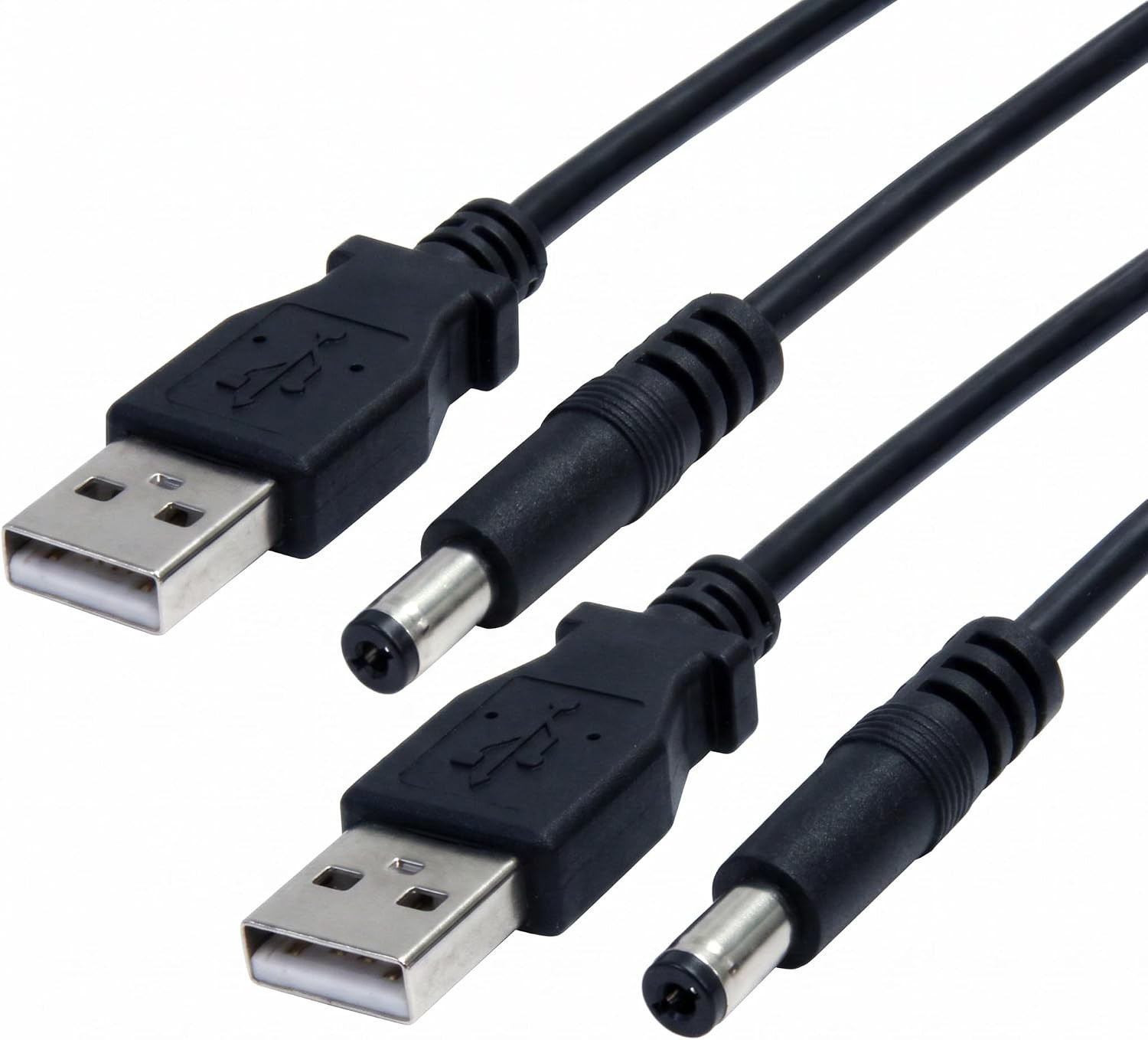 StarTech 3FT USB to Type M Barrel DC Power Cable (Pack of 2)