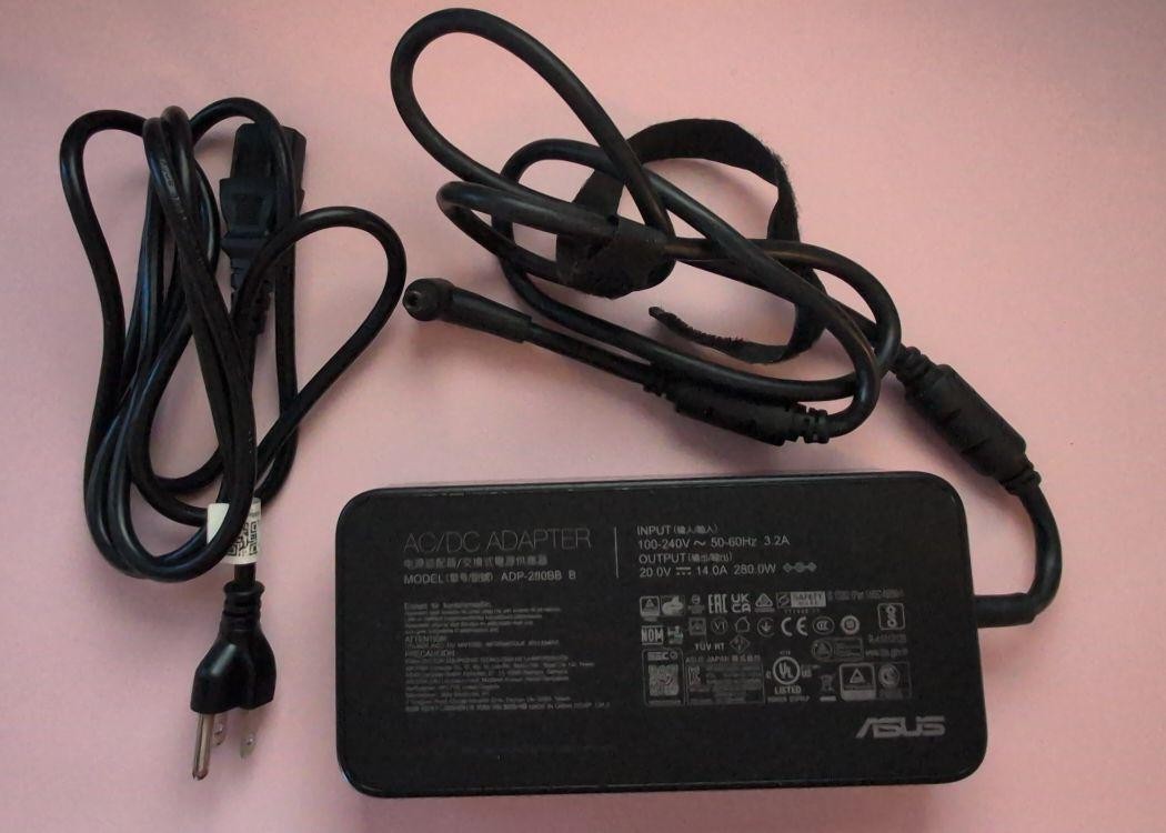 ASUS ADP-280BB B 280W Gaming Laptop Power Supply AC Adapter ROG