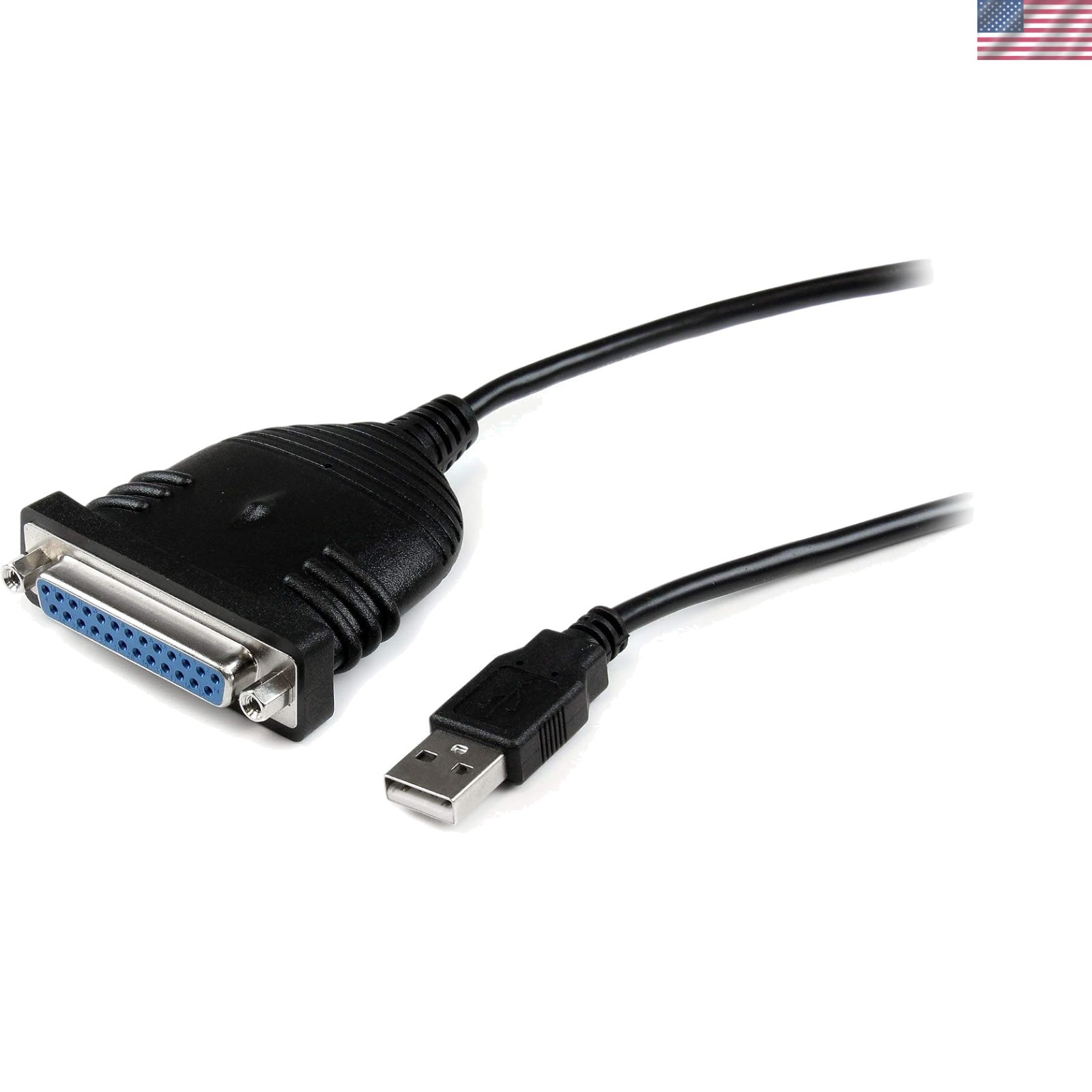 Reliable 6ft USB to DB25 Cable for Windows Printers - No External Power Needed