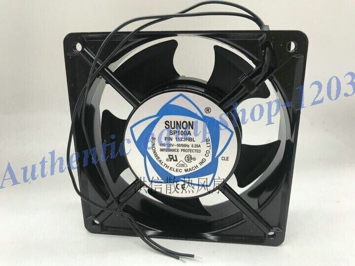 SUNON 12038 SP100A P/N 1123HBL 110/120V 0.26A 120 * 38MM cooling fan