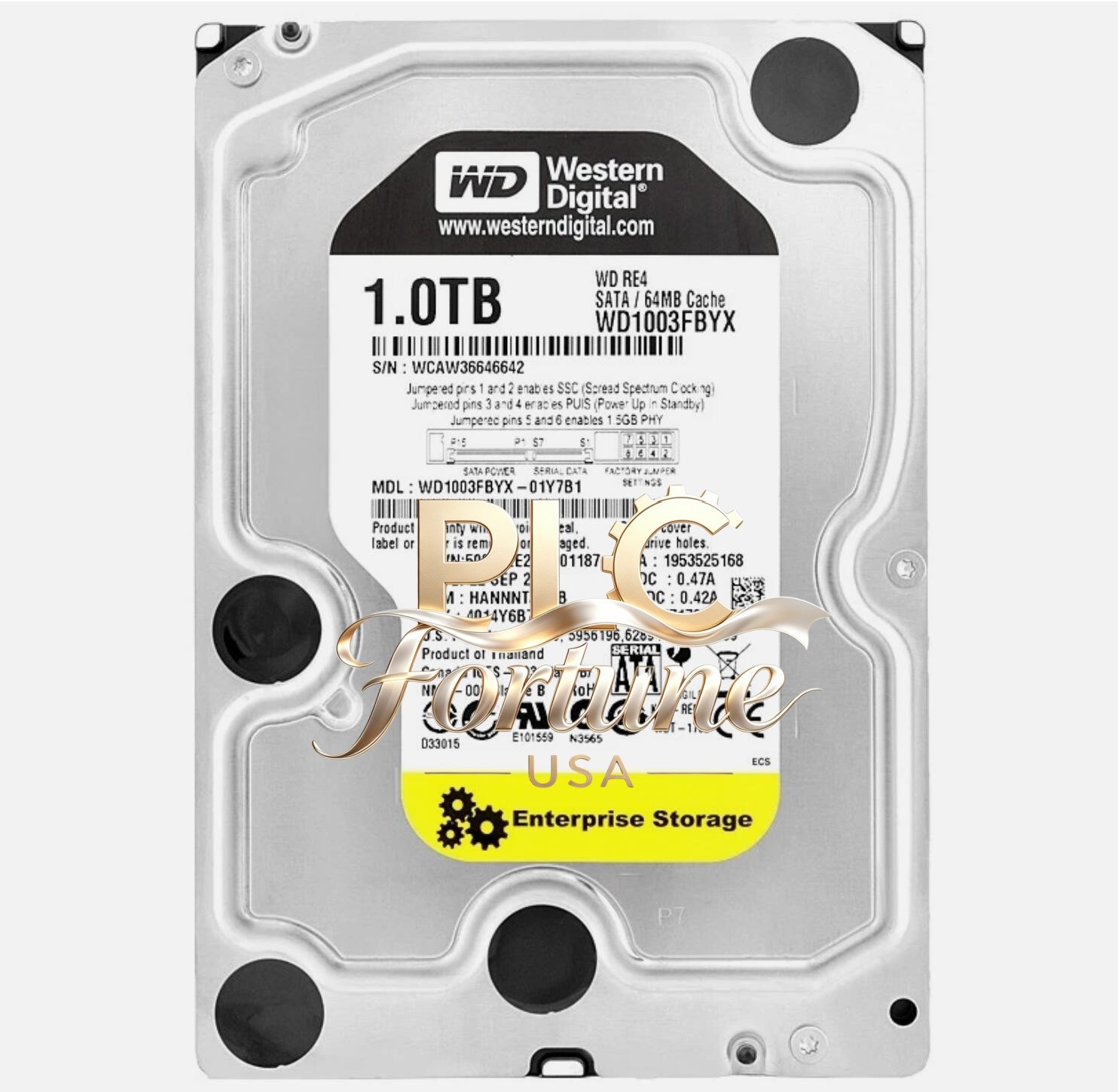 NEW Western Digital RE4 WD1003FBYX 1TB 7200RPM 64MB 3.5" SATA Enterprise HDD