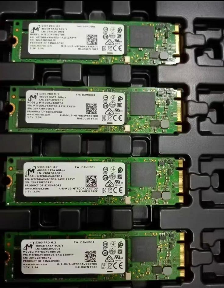compatible Micron 5300 PRO 480GB M.2 SSD SATA 6Gb/s MTFDDAV480TDS-1AW1ZABYY