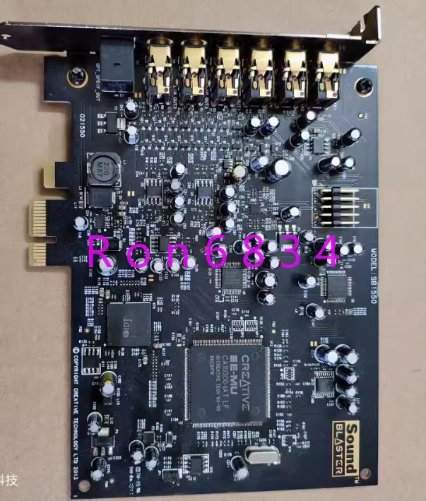 1pc used Innovative SB1550 pci-e sound card
