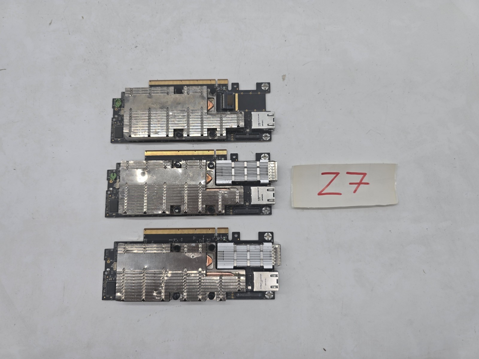 Lot Of 3 NVIDIA BLUEFIELD-2E-SERIES DPU 200GBE/HDR SINGLE-PORT QSFP56, MBF2M345A