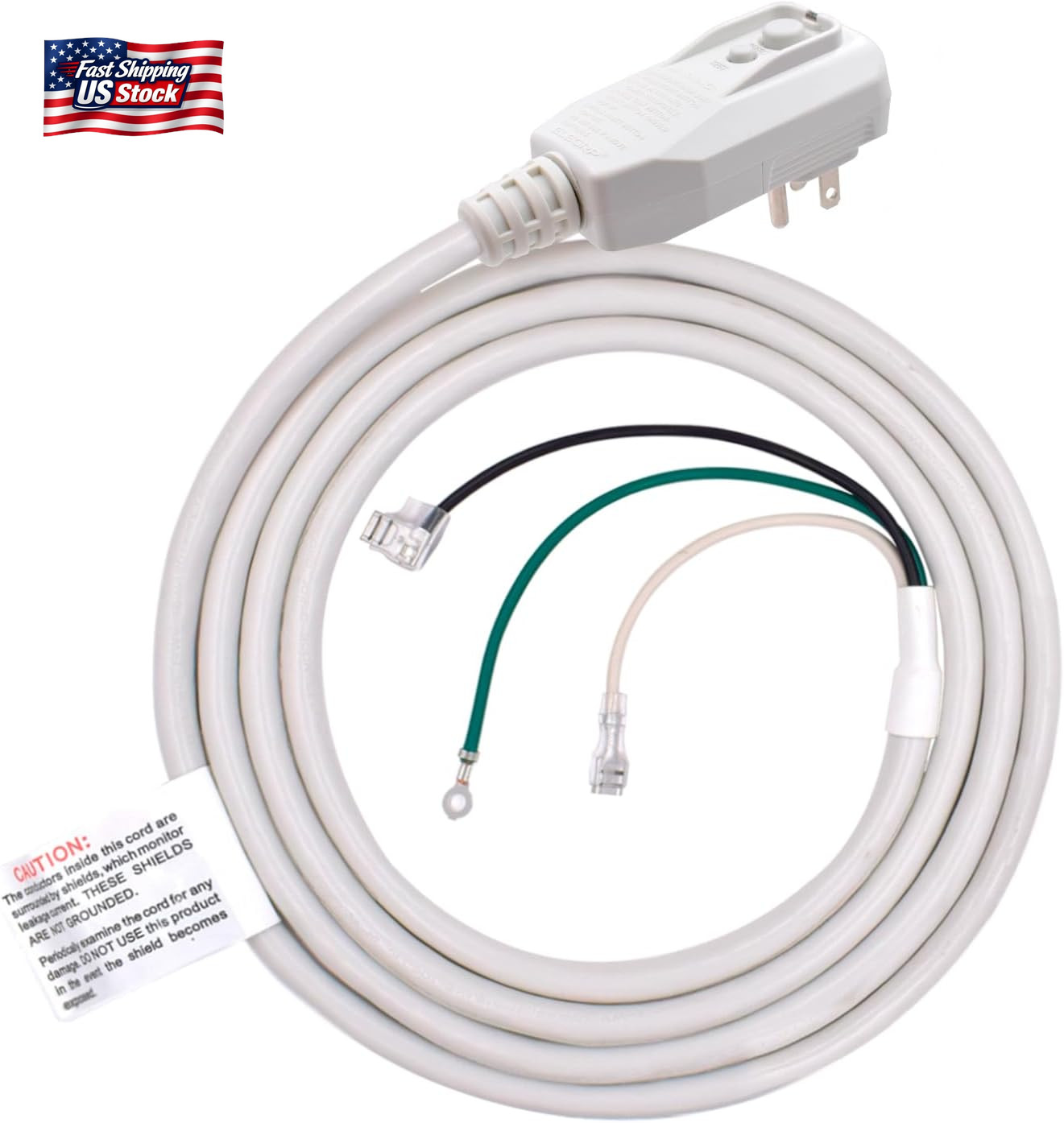 ELEGRP 0651515LY L15515 L22515 14AWG LCDI Power Cord Plug for A/C Air Conditione