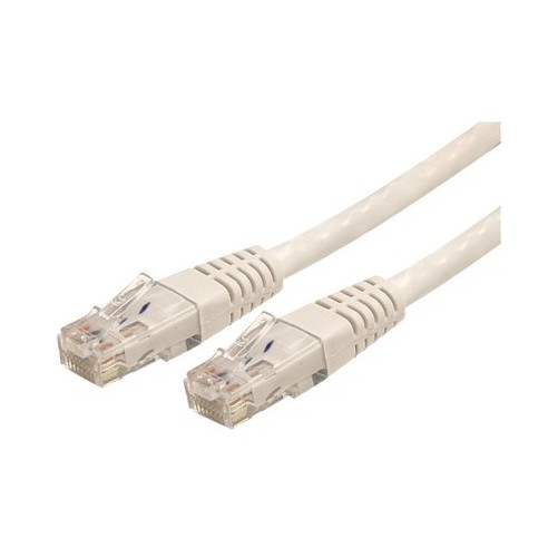Startech C6PATCH20WH 20FT WHITE CAT6 ETHERNET CABLE RJ45 UTP PATCH CABLE GIGABIT