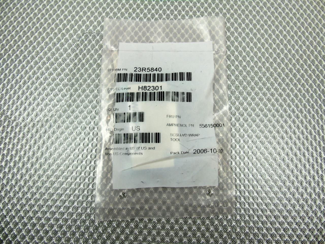 New IBM SCSI LVD Wrap Tool - IBM P/N 23R5840 Amphenol PN: 556150001