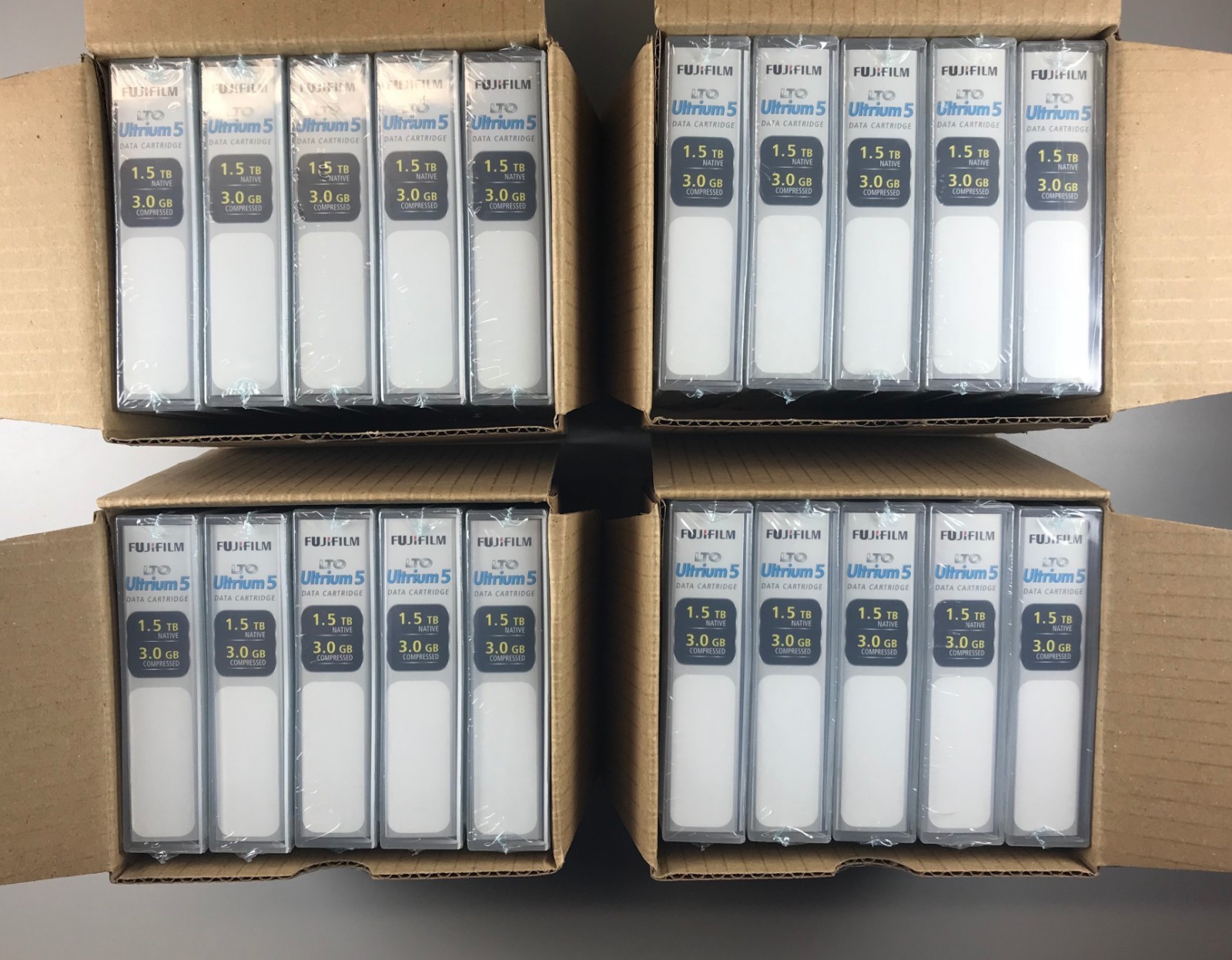 FUJI LTO-5 #16310732 Tape (20 PACK) Ultrium Storage Backup 1.5TB/ 3.0TB -NEW