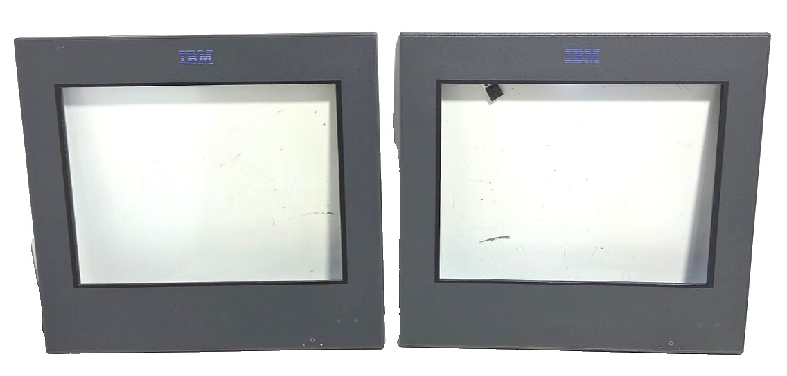 (LOT OF 2)-  IBM SurePOS 4840 Terminal Touch Screen Panel 23-931 Panel.