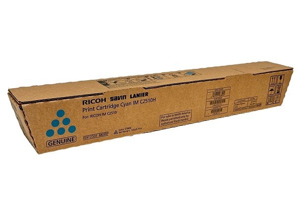 Ricoh Genuine IM C2510H 842557 Cyan Toner Print Cartridge OEM Original C2510