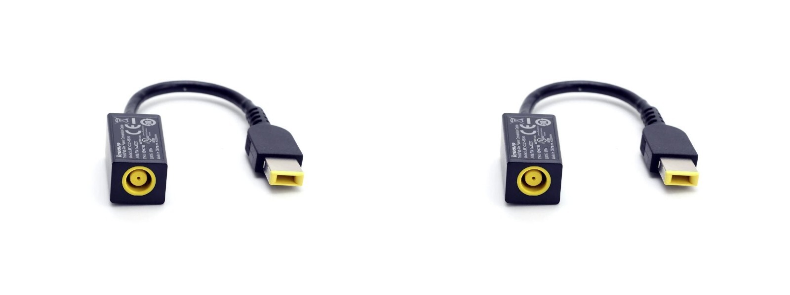 2-New Genuine Lenovo ThinkPad (Round to Slim Tip) Power Conversion Cable 0B47046