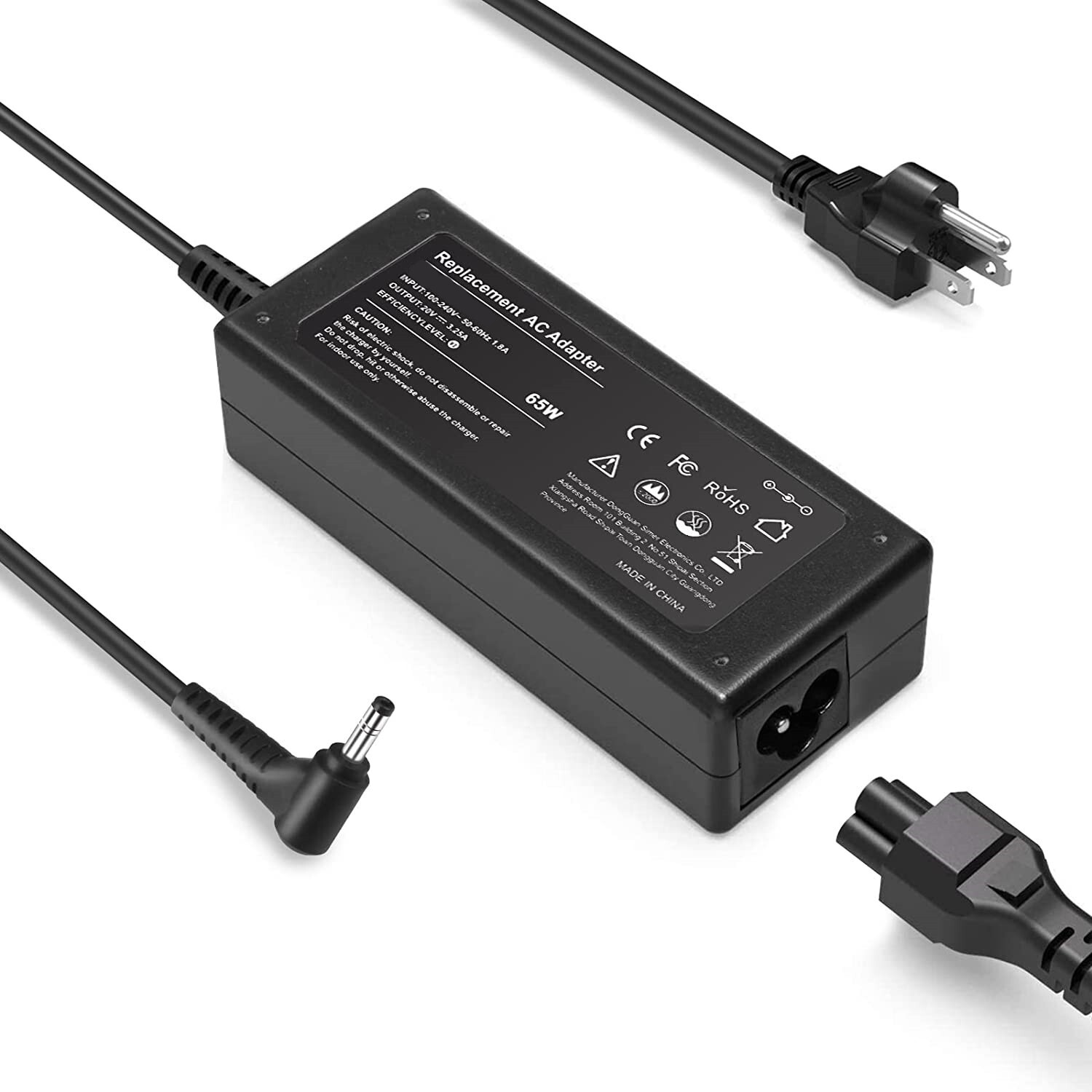 65W 45W AC Charger For Lenovo S14 G2 ITL G3 IAP Laptop 20V 3.25A Adapter Cord