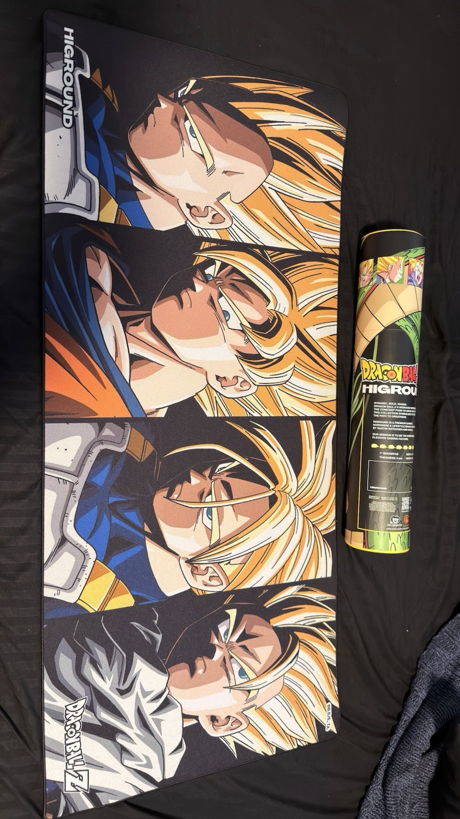 Higround X Dragon ball Z Super Saiyan Mousepad Xl