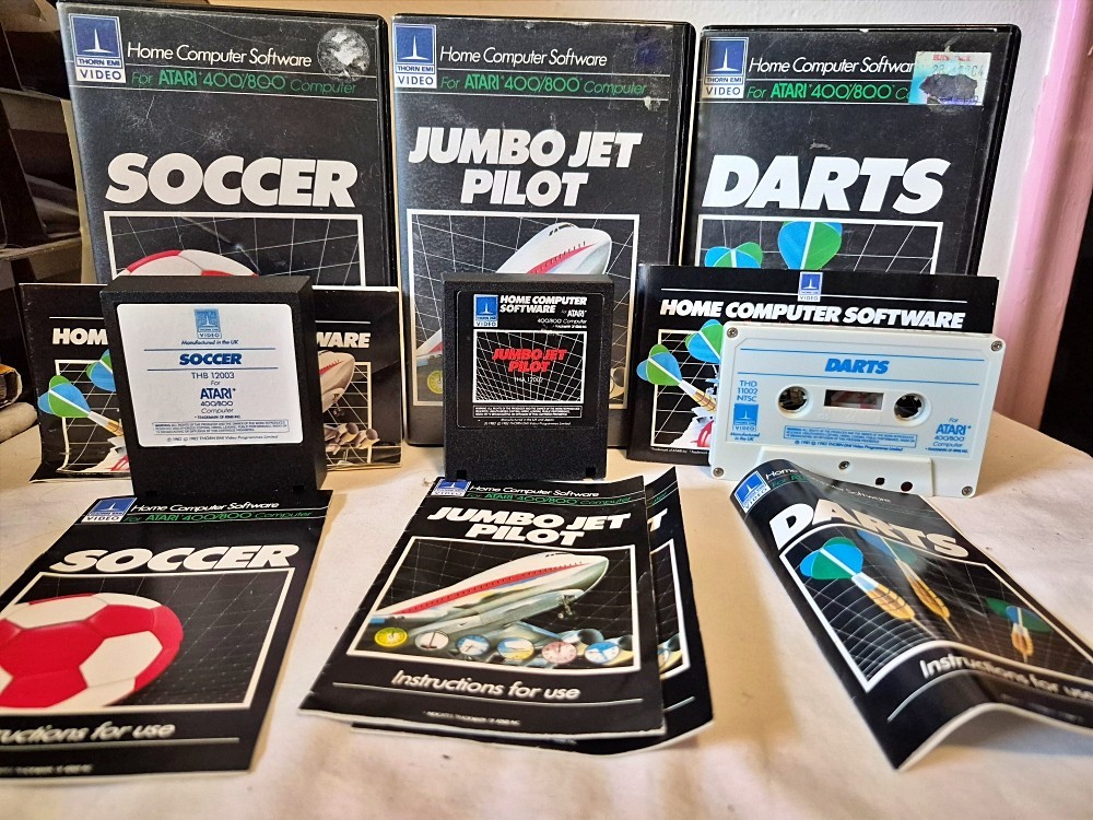 Vintage Atari Computer Software Set