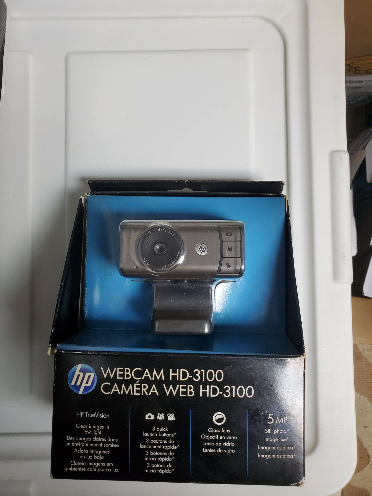 HP WebCam HD-3100 USB  w TrueVision - NEW