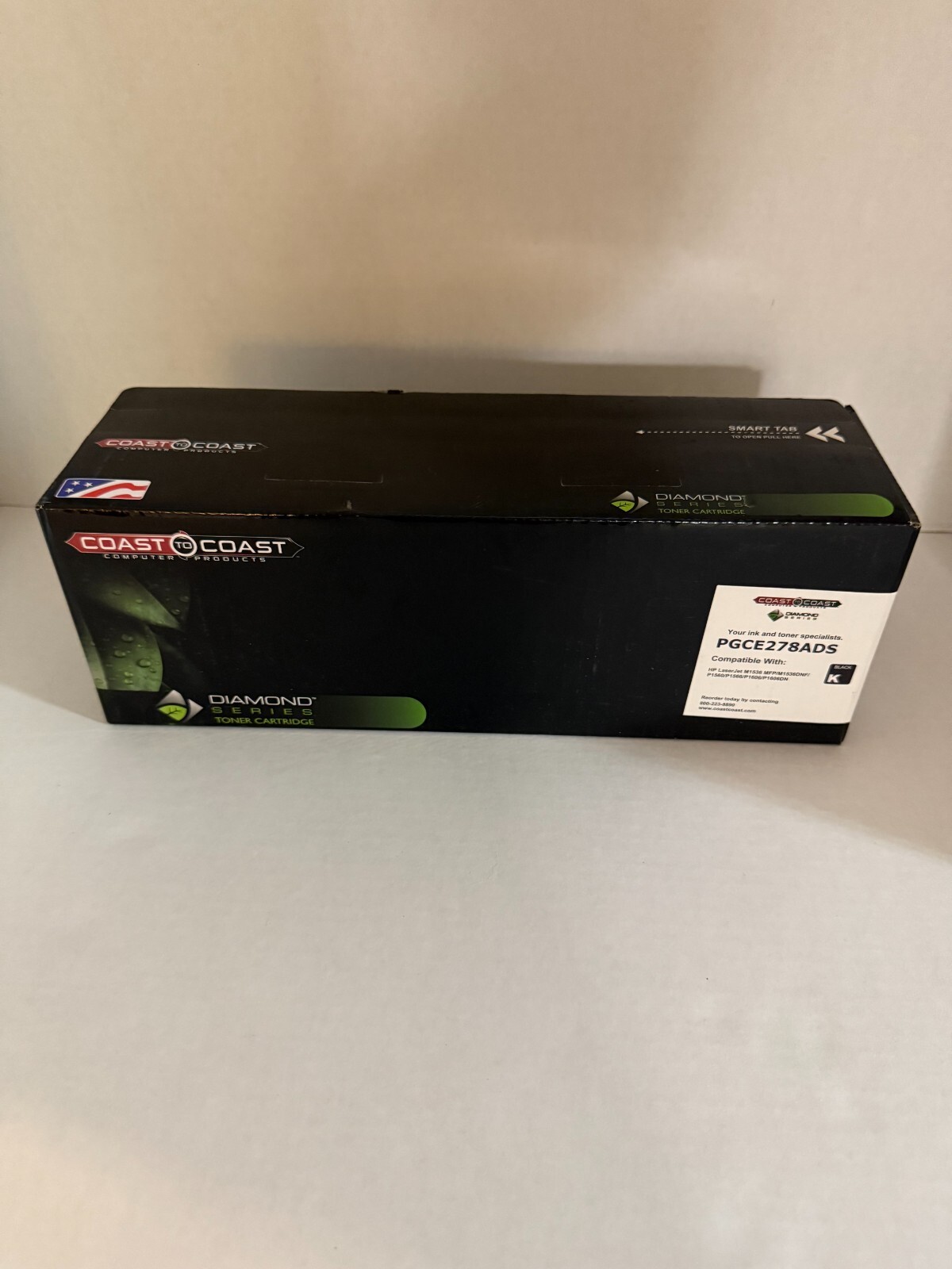 NEW Coast to Coast Diamond Series Toner Ink HP Laserjet M1536 MFP PGCE278ADS