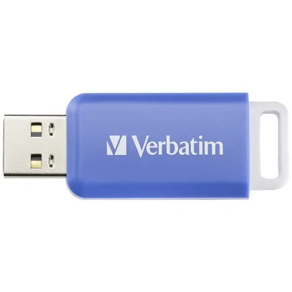 Verbatim 49455V DataBar USB 2.0 64GB USB Flash Drive Blue USB 2.0