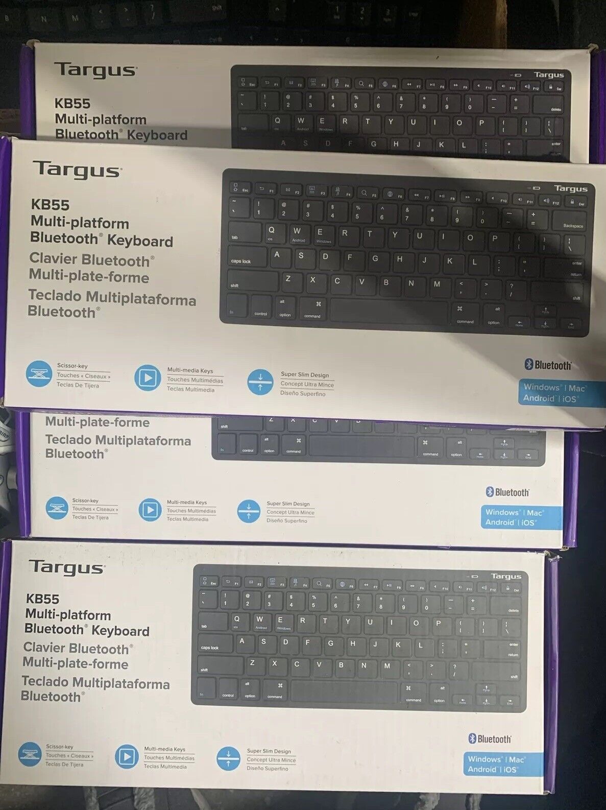 Targus Wireless Multi-Platform Bluetooth Keyboard AKB55TT KB55
