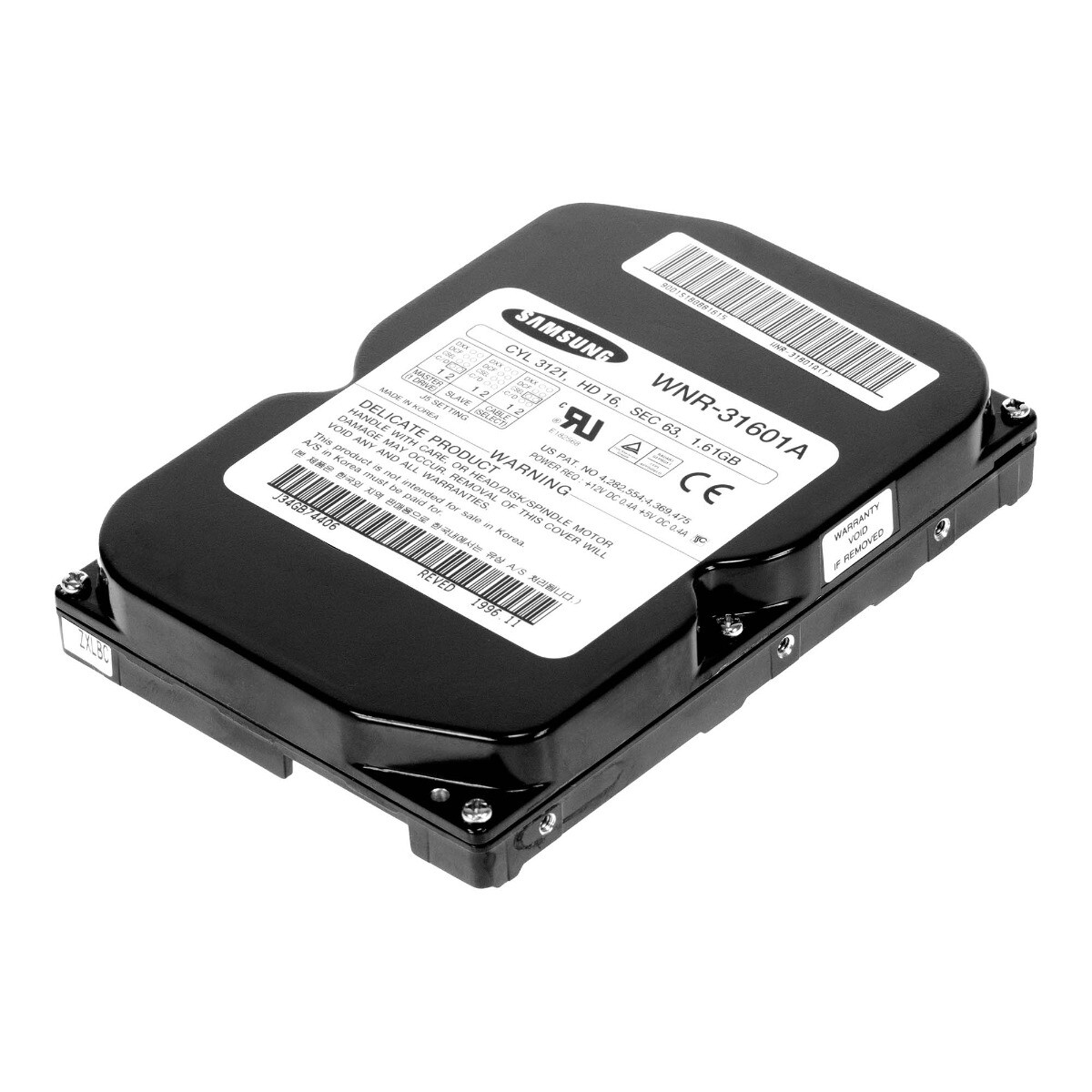SAMSUNG WINNER 1.61GB 5.4K ATA 3.5'' WNR-31601A