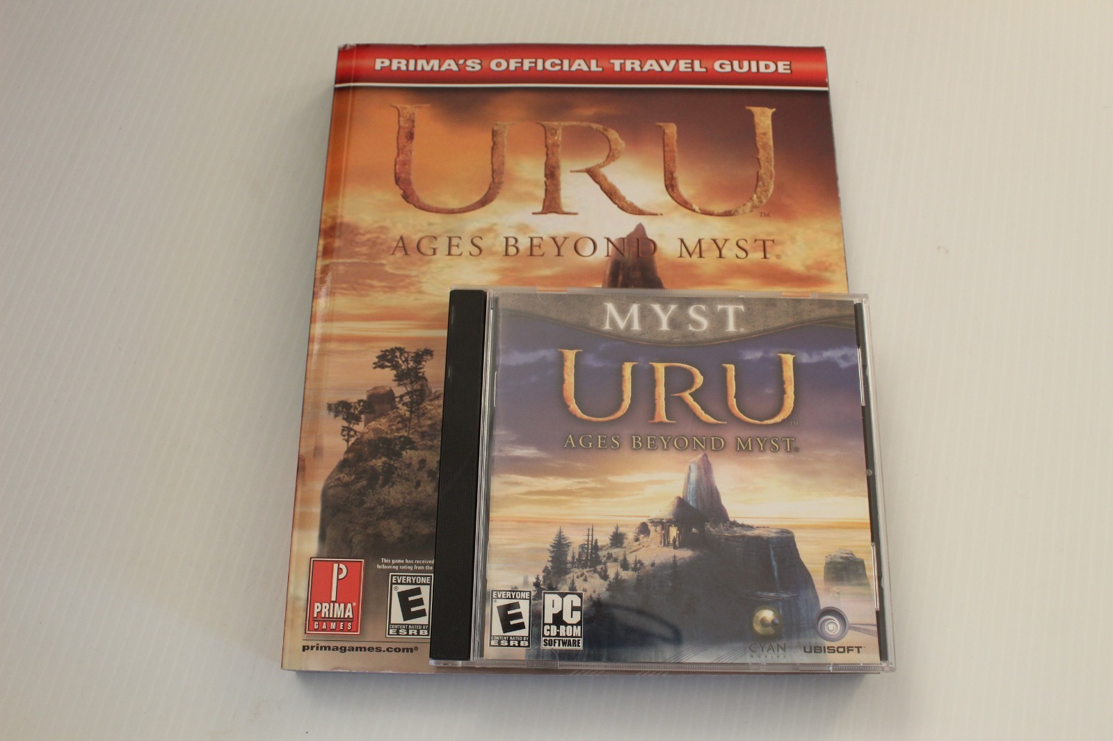 Uru: Ages Beyond Myst PC CD-ROM game and Prima's Official Travel Guide