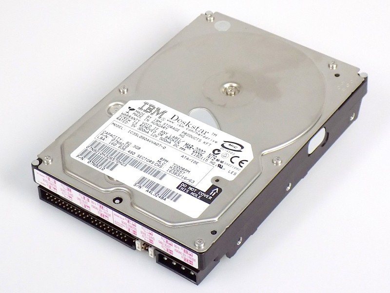 82GB IBM Deskstar IC35L080AVVA07-0 3.5 inch IDE ATA 7200rpm HDD Hard Drive Excellent