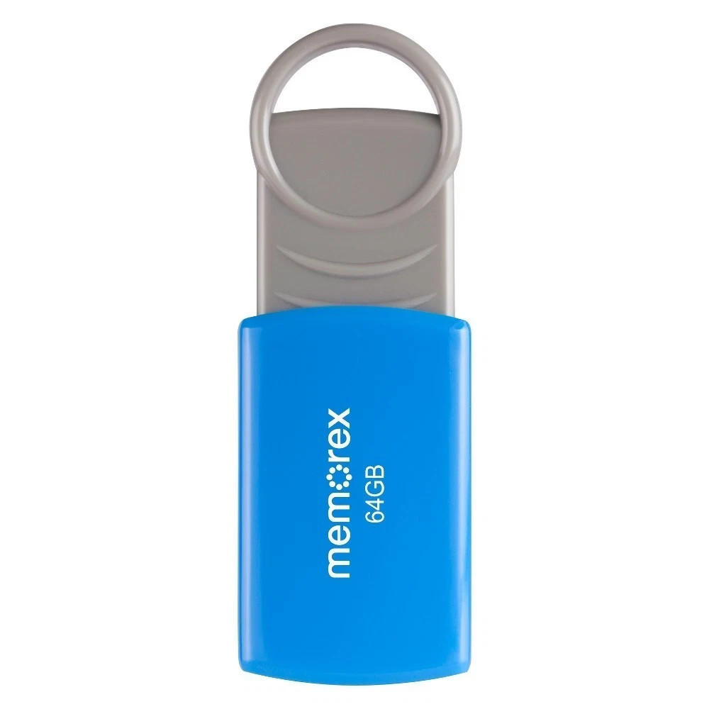 Memorex Flash Drive USB 2.0 - Blue 16GB,32GB,64GB,128GB